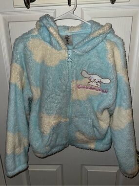 Girls Cinnamoroll Plush Hoodie
